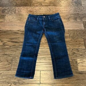 Miss Me Red Lucy Capri Mid Rise Size 30